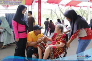 Peringati HUT Bhayangkara ke-79, Polres Langkat Gelar BSD